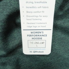 Virginia Cavaliers Hoodie Women Large Rhoback Pullover Long Jump Performance NWT