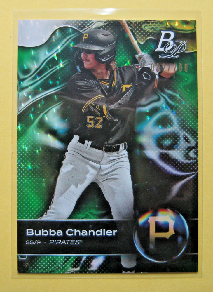 2023 Bowman Platinum TOP-36 Bubba Chandler Emerald Ice Foil /299