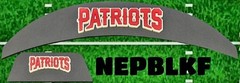New England Patriots 3D Front & Back SpeedFlex Bumpers
