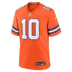 NWT Men&rsquo;s #10 Bo Nix Orange Alternate Game Limited Jersey – All Stitched