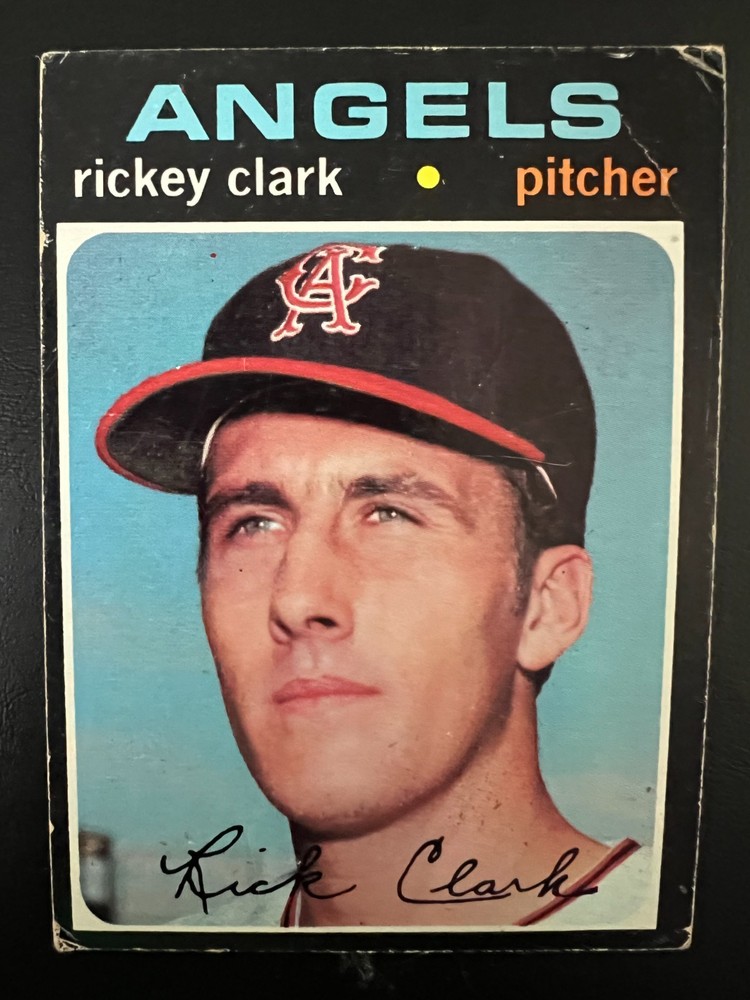 1971 Topps Rickey Clark #697 California Angels