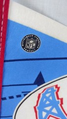 Houston Oilers/Tenn Titans NFL Football 1997 Pennant Banner Flag Vintage 30×11.5