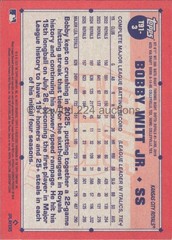 2026 TOPPS MLB – Bobby Witt Jr. – 1991 35th Anniv Insert #T91-3 Royals