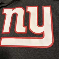 Fanatics NFL New York Giants Men’s Dark Gray/Black Hoodie Size XL NEW