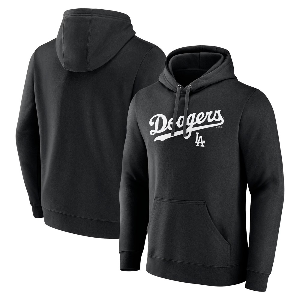 Men&rsquo;s Black Los Angeles Dodgers Series Sweep Pullover Hoodie