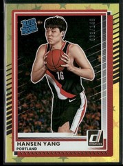 2025-26 Donruss #10 Hansen Yang Stars #/149 ROOKIE