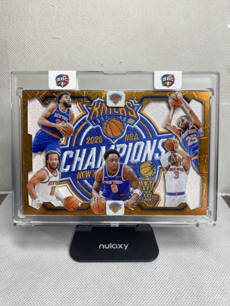 NY Knicks Championship Team Card – Custom Art Card 1/1 Handmade By BBC Customz