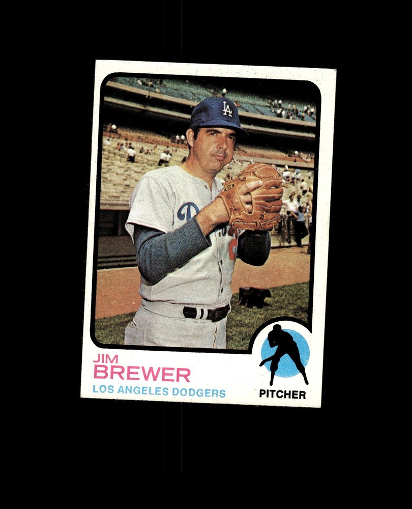 1973 Topps 126 Jim Brewer EX #D1,541909