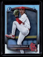 2025 Bowman Draft Chrome Refractor Tanner Franklin #BDC-90 St. Louis Cardinals
