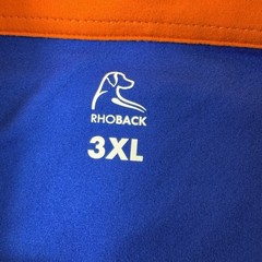 Rhoback X Florida Gators Blue L/S Half Zip Performance Pullover Size 3XL