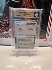 2023 Panini #371 LeBron James VS Wembanyama Rookie Card BGS Pristine 10 PSA 10