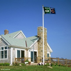 Green Bay Packers vs. Chicago Bears House Divided Rivalry Flag