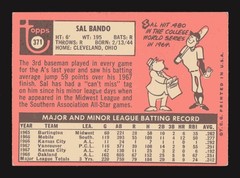 Sal Bando 1969 Topps #371 TYW7
