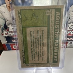 Topps 2026 Heritage Agustin Ramirez RC Auto #ROA-AR Real One Autographs Marlins