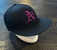 OAKLAND A’s Pride Month Strapback Black Purple Hat Cap LGBTQIA+