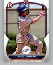 2023 Bowman Draft Joendry Vargas BD-74 Los Angeles Dodgers