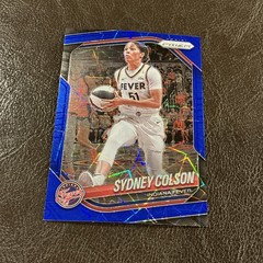 2025 WNBA Prizm Sydney Colson Blue Velocity Prizm Card #1