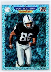 2024 Leaf Collective Raghib Ismail #/20 1989 Pro Set Shimmer Light Blue #89B-222