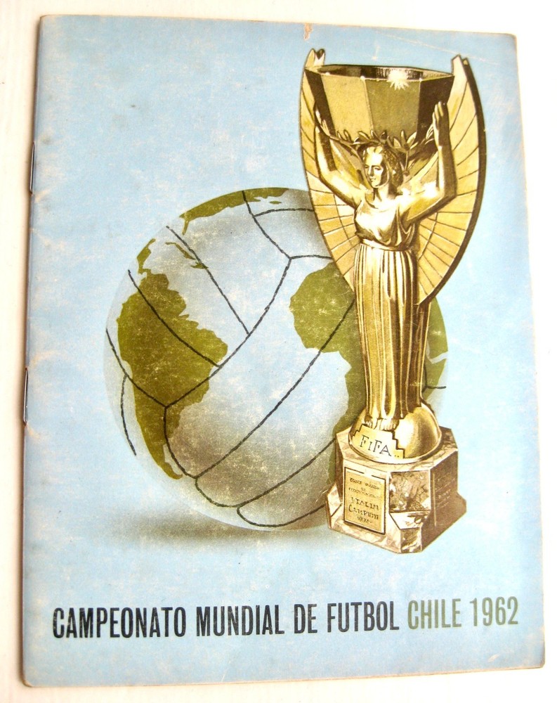 1962 World Cup XXX Rare – Chilena de Tabacos Programme – Excellent Condition