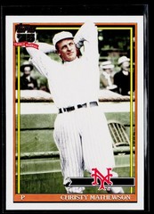 2026 Topps – Christy Mathewson 1991 35th Anniversary #91B2-31 New York Giants