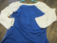 SOFT AS A GRAPE KANSAS CITY ROYALS T-SHIRT, WOMEN SIZE M
