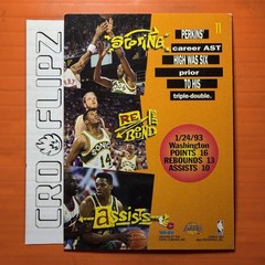 1993-94 Stadium Club Seattle Supersonics Basketball Card #11 Sam Perkins TD