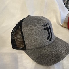 Fi Collection Juventus Soccer Gray/Black Mesh Trucker Cap Officially Licensed