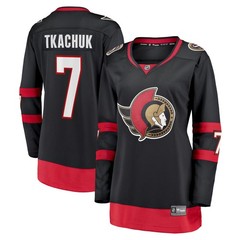 Women&rsquo;s Fanatics Brady Tkachuk Black Ottawa Senators Home Breakaway Jersey