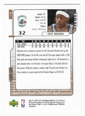 2000-01 Upper Deck MVP Eddie Robinson Charlotte Hornets Basketball Card #16