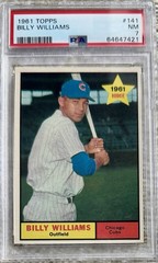 1961 TOPPS BILLY WILLIAMS RC PSA 7