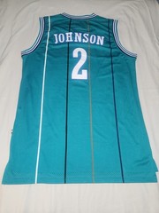 Adidas Charlotte Hornets #2 Larry Johnson Jersey Size 2XL New