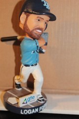 BOBBLEHEAD TAMBA BAY DEVIL RAYS GTE LOGAN FORSYTHE 6 3/4&Prime; TALL – NO BOX