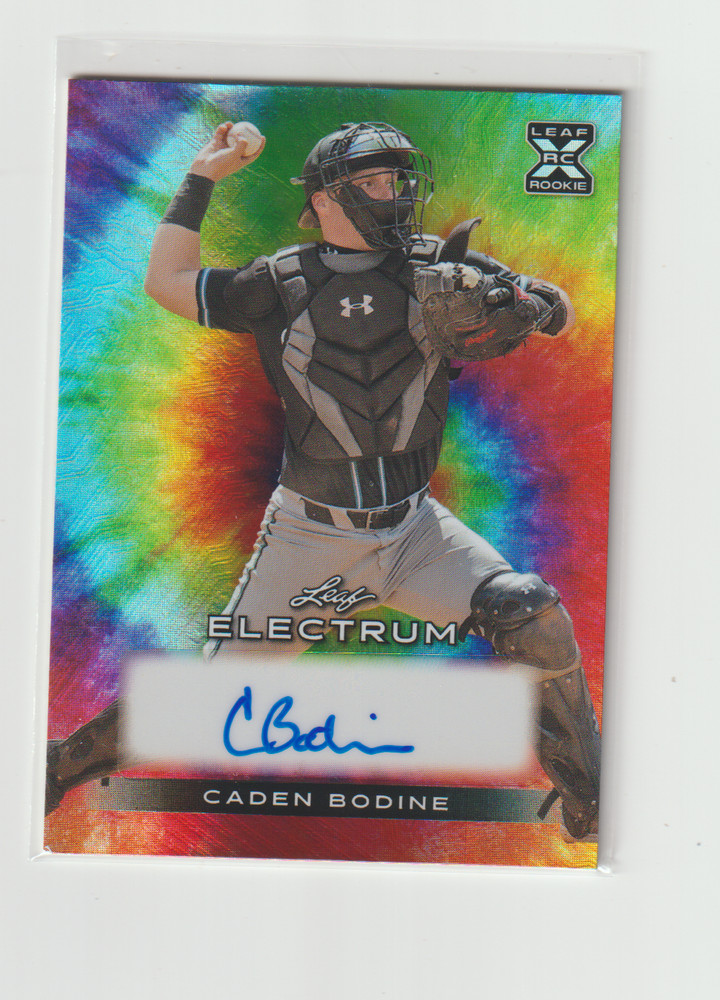 2024 Leaf Electrum-Caden Bodine Autograph 25/49-Tampa Bay Rays