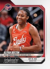 2026 Panini Instant WNBA Aliyah Boston #74 ~ Indiana Fever ~ PR 73