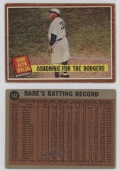 1962 Topps Babe Ruth Special Babe Ruth Coaching for the Dodgers #142 HOF 1i1a