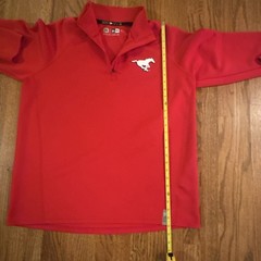 New Era Calgary Stampeders CFL Official Sideline Men&rsquo;s XL Quarter Zip Canada