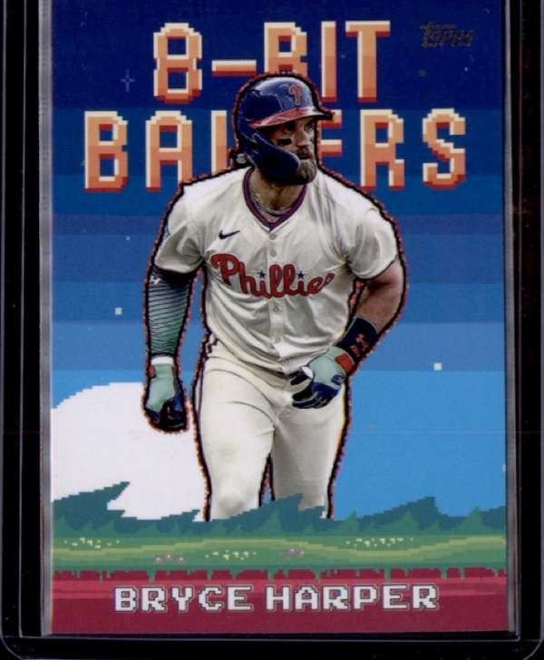 2025 Topps – 8-Bit Ballers #8B-5 Bryce Harper Near Mint