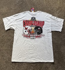 NWT 2010 MAC Championship T Shirt Miami RedHawks Ohio NIU BRAND NEW