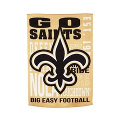New Orleans Saints Premium Garden Flag Banner, Double Sided, Fan Rules, 13×18 In