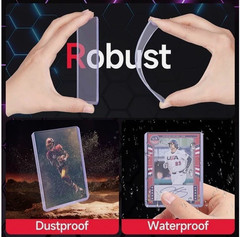 100/200/500/1000/2000CT 3&Prime;x4&Prime; toploaders w/ sleeves Fits Pokemon, Magic, Sports