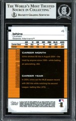 Ichiro Suzuki Signed 2007 Bowman&rsquo;s Best Card 4 Seattle Mariners Beckett