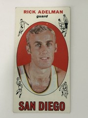 1969-70 Topps Rick Adelman #23 San Diego Rockets Condition Excellent
