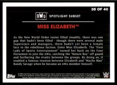 2015 Topps WWE Heritage NWO Spotlight #35 Miss Elizabeth