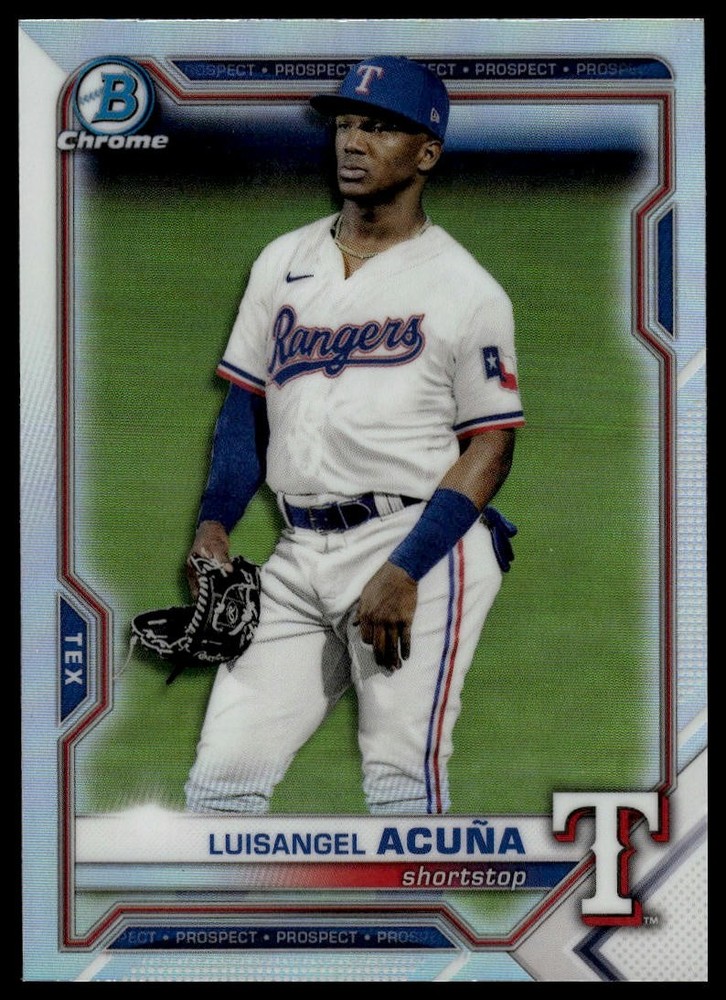 2021 Bowman Draft #BDC-81 Luisangel Acuña Chrome Refractor