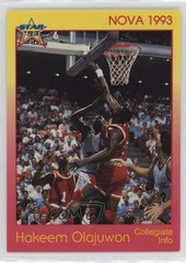 1993 Star Nova /500 Hakeem Olajuwon #60 HOF 3c7
