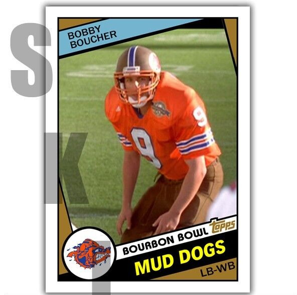 1984 STCC Bobby Boucher Adam Sandler Louisiana State Mud Dogs Waterboy Topps