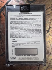 2025 Topps Chrome Black Maxx Crosby Auto Rose Gold /15 Redemption