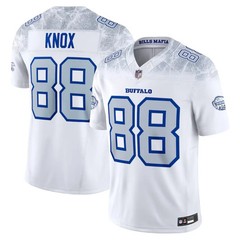 NWT Men&rsquo;s/Youth Bills 2025 Rivalries White Stitched Player Game Jersey==