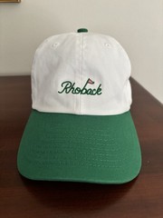 NWOT Rhoback Pin Script Classic Azalea Flag Hat Cap Masters 2026 Golf Adjus RARE