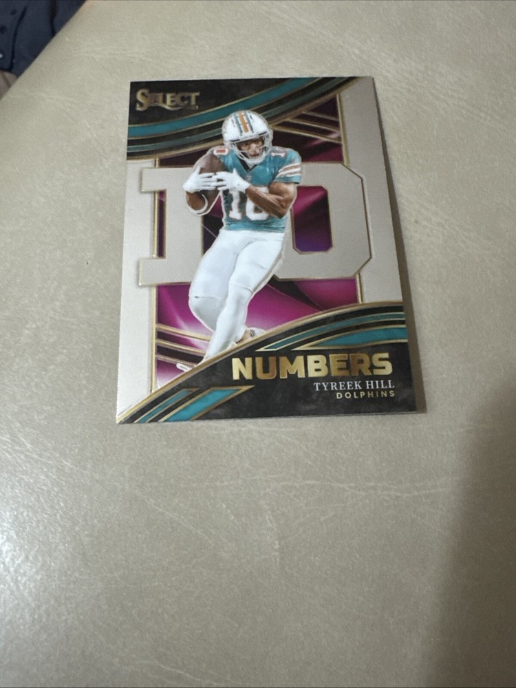 2023 Panini Select – Tyreek Hill – Miami Dolphins – Numbers – #NMB-THI